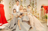 Cựu siêu mẫu Vũ Thu Phương lần đầu cùng chồng và 2 con riêng đi dự sự kiện