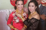 Cô dâu Hậu Giang gây choáng khi đeo 129 cây vàng 'trĩu cổ' trong ngày cưới