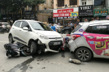 Tài xế 'xe điên' gây tai nạn liên hoàn khiến 4 người nhập viện ở Hà Nội