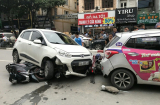 Tài xế ô tô gây tai nạn liên hoàn khiến 4 người nhập viện đã vi phạm nồng độ cồn