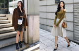 Gợi ý muôn kiểu trang phục chào thu chuẩn Hàn Quốc cho các nàng xuống phố đẹp chất ngất
