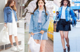 Gợi ý muôn kiểu lên đồ cực chất với áo khoác denim cho các nàng sành điệu xuống phố ngày thu