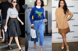 Học lỏm Selena Gomez cách diện áo len xinh hết phần thiên hạ trong mùa thu năm nay