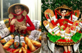 Hoa hậu H’Hen Niê gây sốt mạng xã hội khi diện bộ quốc phục đính đầy 'bánh mì'