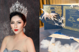 Hé lộ thiệp cưới sang trọng của Hoa hậu Đại dương Đặng Thu Thảo