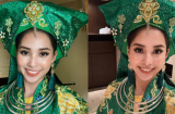 Hoa hậu Trần Tiểu Vy đẹp hút hồn, mang điệu múa chầu văn đến Hoa hậu Thế giới 2018