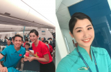 Bất ngờ với danh tính của nữ tiếp viên hàng không xinh đẹp chụp ảnh cùng tuyển Việt Nam gây 'bão mạng'