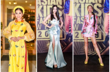 Hoa hậu Tiểu Vy mặc áo dài, 'hội ngộ' dàn sao Việt trong show thời trang