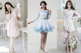 Những mẫu đầm ren phong cách Hàn Quốc cho cô nàng thêm dịu dàng hấp dẫn