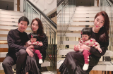 Vợ chồng Hoa hậu Đặng Thu Thảo hạnh phúc đón năm mới đầu tiên bên con gái nhỏ