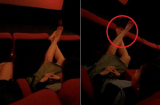 Ngồi trong rạp phim, cô gái thản nhiên làm hành động này khiến người xung quanh 'nhức mắt'