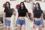 Hoa hậu Tiểu Vy 'thiêu đốt' mọi ánh nhìn khi diện áo crop - top khoe vòng eo con kiến cực gợi cảm