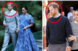Suốt chuyến công du, hoàng tử Harry gương mặt khó chịu, không một nụ cười bên vợ bầu và lý do thực sự là...