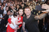 Hà Anh khoe ảnh David Beckham bế con gái của mình khiến người hâm mộ vô cùng ghen tỵ