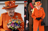 Ở tuổi 93, Nữ hoàng Anh diện trang phục màu cam rực rỡ vẫn đẹp và sang chảnh hết phần thiên hạ