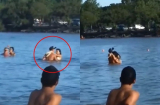 Cặp đôi thản nhiên 'mây mưa' khi đang tắm biển khiến mọi người xung quanh 'nóng mắt'