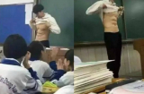 Thầy giáo vén áo khoe cơ bụng trước học sinh nhưng điều này mới khiến mọi người 'giật mình'