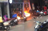 Đối tượng bịt mặt tẩm xăng đốt cửa hàng của ‘vợ hờ’ đã bị bắt