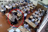 Học sinh lớp 2 bị cô giáo tát tới tấp vào mặt rồi dùng thước vụt vào chân gây phẫn nộ