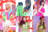 Dù là trend màu neon nổi bật đến mấy cũng không thể làm khó được các idol Hàn này