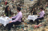 Khoảnh khắc chàng trai ngoại quốc cùng bạn gái ăn trưa ở bãi rác lớn nhất Thủ đô khiến dân mạng 'dậy sóng'