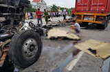 Tai nạn thảm khốc: Xe tải đâm vào đoàn người khiến 8 người thương vong