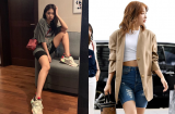 Jennie - Seul Gi chăm diện quần bó chẽn khoe đôi chân dài nuột nà