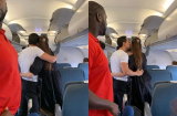 Hết hôn cổ, Hồ Ngọc Hà - Kim Lý lại vô tư 'khóa môi', thân mật quá mức trên máy bay