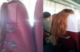 Đang ngồi trên xe buýt, cô gái bất ngờ bị người lạ cắt phăng mái tóc dài vì lí do gây tranh cãi này
