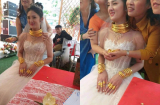 Lại thêm cô dâu Cao Bằng đeo vàng trĩu cổ, kín tay trong ngày cưới nhưng nhìn chú rể mọi người mới bất ngờ