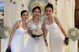 Đi dự đám cưới bạn thân mà hai chị em Angela Phương Trinh chiếm sóng toàn tập vì gợi cảm