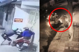 Đang đi trên đường, người phụ nữ bị 2 gã thanh niên dùng bình xịt hơi cay tấn công rồi cướp xe máy