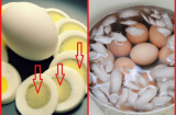 Luộc trứng rồi thả ngay vào chậu nước lã là sai: Đây là điều đại kị khiến trứng ngấm đầy chất độc