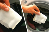 Bỏ 1 tờ khăn ướt vào máy giặt, ai cũng bất ngờ vì lợi ích quá tuyệt vời