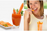 Ăn cà rốt mỗi ngày giúp sáng mắt, lại vừa đẹp da, giảm cân thần tốc