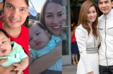 Vợ Đan Trường bất ngờ chia sẻ hình ảnh vợ chồng nữ diễn viên Marian Rivera bế con trai Thiên Từ