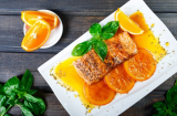 Cách làm cá hồi áp chảo sốt cam ai cũng mê