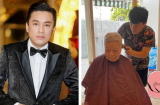 Ra ngoài làm “anh Hai” nhưng về nhà Lam Trường vẫn đích thân cắt tóc cho mẹ già