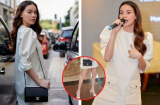 Bà bầu Hà Hồ bị chỉ trích vì “vô tư” đi giày cao gót lênh khênh ở tháng thứ 5 thai kỳ