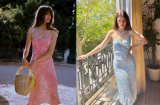 10 cách diện váy hai dây xinh lịm tim và cực ăn ảnh rất đáng học hỏi của phụ nữ Pháp