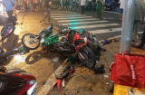 Nữ tài xế 22 tuổi 'đạp nhầm chân ga' lao ô tô vào hàng loạt xe máy khiến nhiều người bị thương