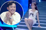 Hari Won suýt “lộ hàng” trên sân khấu vì mặc váy quá ngắn, phản ứng của Trấn Thành sau đó mới bất ngờ