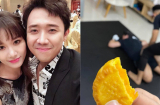 Hari Won khoe ảnh ăn bánh Trung thu nhưng khoảnh khắc Trấn Thành đang vật vã giảm cân mới gây chú ý