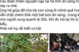 Phạt hành chính quán bún chặt chém đoàn cứu trợ giữa bão lũ