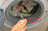 Bỏ 3 viên thuốc giảm đau vào máy giặt, bạn sẽ nhận được kết quả bất ngờ