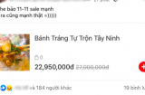 7749 tình huống hài khi săn sale ngày 11/11: Bịch bánh tráng giá 23 triệu; mua đồ hết 1k phí ship tận 60k