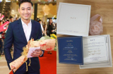 Lộ thiệp cưới của Quý Bình và bạn gái doanh nhân nổi tiếng