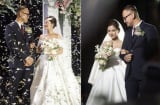 Đám cưới MC Thu Hoài: Cô dâu khoe nhan sắc xinh đẹp, sánh vai bên chú rể điển trai