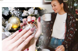 Học sao Việt làm nail màu sắc rực rỡ đón Giáng Sinh