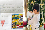 Thu Minh chia sẻ bức thư gửi ông già Noel của con trai, chi tiết đính kèm đặc biệt gây chú ý